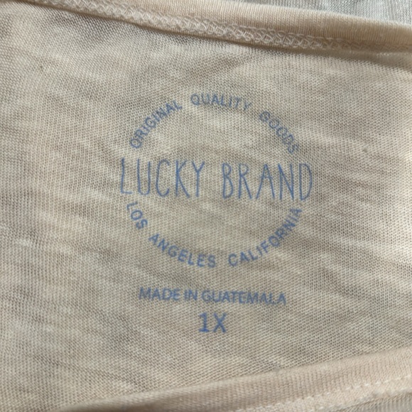 1X Lucky Brand long sleeve shirt - Picture 3 of 3